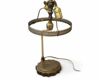 44 VintageBrassBouillotteStyleTableLampBase