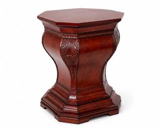 37 BombayCompanyPedestalAccentEndTable