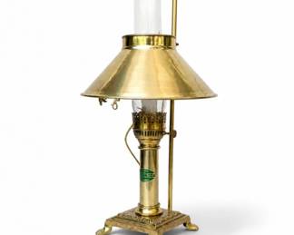189 VintageBrassParisOrientExpressTableLamp