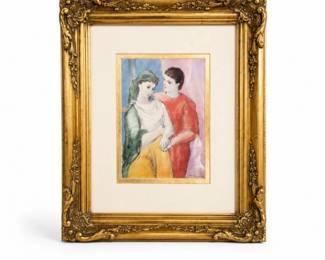 94 FramedPabloPicassoLoversPrintAfter1923Artwork