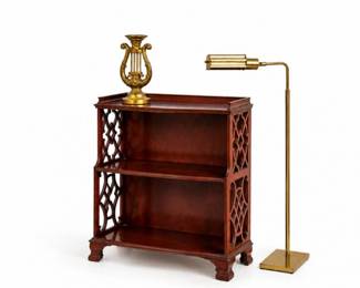 190 ButlerMahoganytagreKochLowyBrassLamp