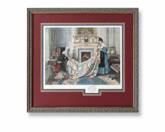 180 WalterDendySadlerNearlyDoneSignedFramedPrintArt