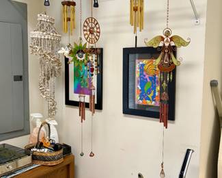 Lots of like new windchimes!