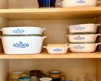 Vintage "Cornflower" Corningware