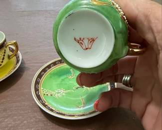 Vintage Japanese Dragonware Teacup and Saucer  Made in Occupied Japan third image