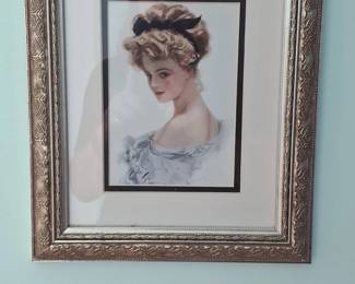 Vintage Harrison Fisher Print