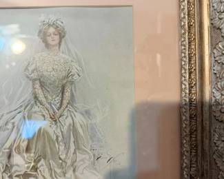 Harrison Fisher A Beautiful Bride Print second image