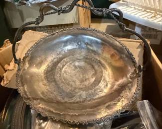 Victorian Silver Co. Silver Plated Basket