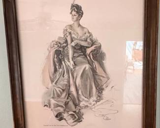 After the Dance Print by Harrison Fisher 