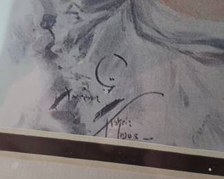 Vintage Harrison Fisher Print second image