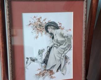 Harrison Fisher A Dream of Fair Woman Print