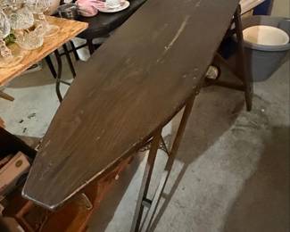 Vintage J.R. Clark RidJid Wooden Ironing Board