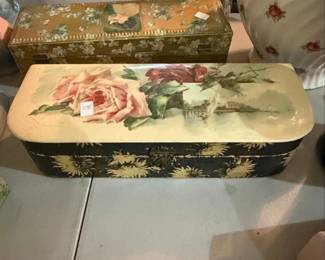 Vintage Floral Decoupage Jewelry Box
