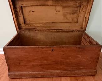 Vintage Pine Blanket Chest second image