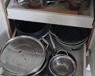 Assorted Kitchen Cookware and Utensils