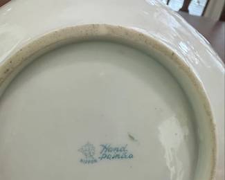 Nippon Hand Painted Celery Dish with Floral Motif second image