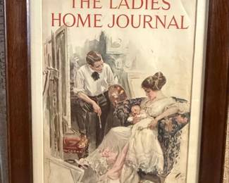 Harrison Fisher His Inspiration Ladies Home Journal Cover Print, November