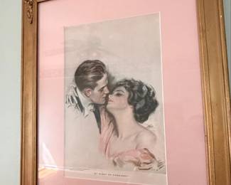 Vintage Harrison Fisher Print By Right of Conquest  Cosmopolitan Magazine