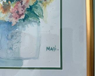 Floral Watercolor Painting by Magi second image