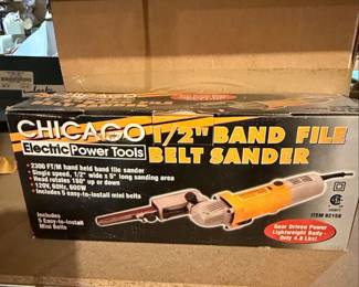 Chicago Electric or Inch Band File Belt Sander