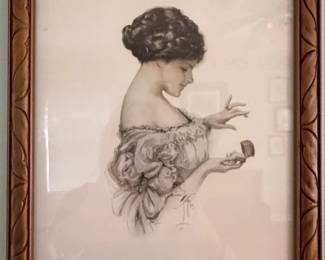 Harrison Fisher American Beauties Print