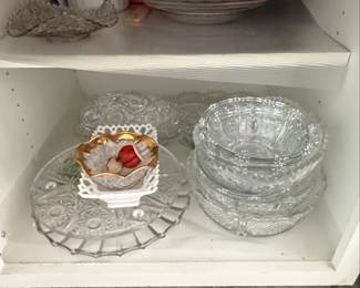 Glass Serving Bowls and Plates
