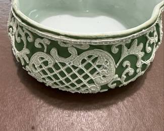 Vintage Jasperware Decorative Bowl second image