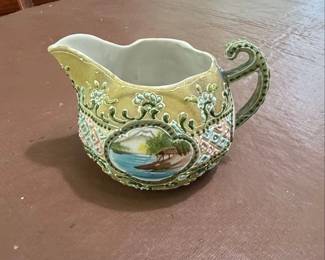 Vintage Nippon HandPainted Landscape Creamer