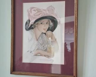 Harrison Fisher Fisher Girl Vintage Print