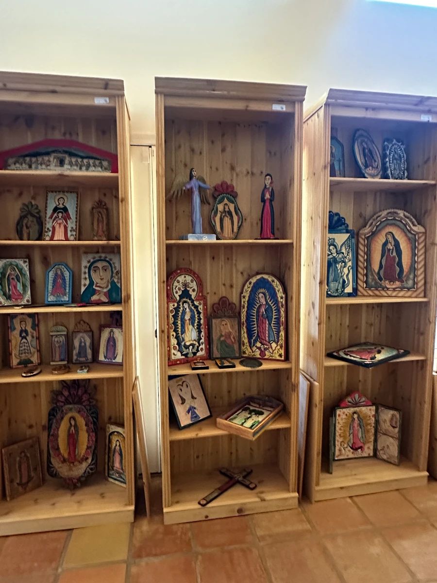 Many Retablos by Santa Fe Artists collected since 1998