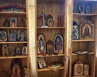 Many Retablos by Santa Fe Artists collected since 1998
