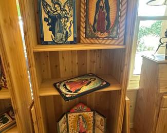 Many Retablos by Santa Fe Artists collected since 1998