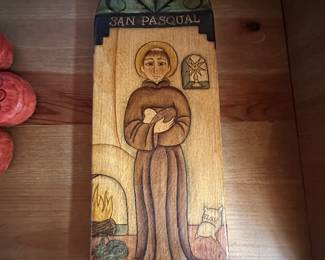 27. Amanda Griego-Quintana (mentored by Marie Luna) Saint Pasqual, 9 x 3 ½ 2009. Belen, NM