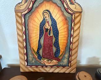 Lorrie Garcia Our Lady of Guadalupe, 21 ¼ x 14 ¼ 2002 Penasco, NM
