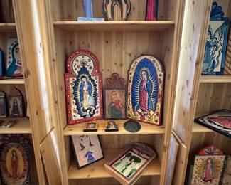 Many Retablos by Santa Fe Artists collected since 1998