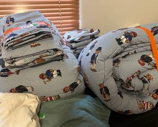 Ralph Lauren Teddy Bear Twin Sheet Sets