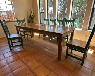 Dining Table and 8 Chairs