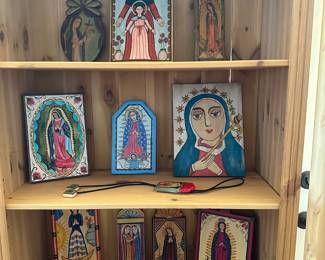 Many Retablos by Santa Fe Artists collected since 1998