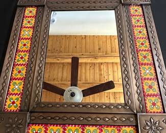 Mexican Tiled Mirror