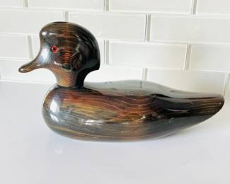 Bundy & Company Wooden Duck Decoy by John E. Bundy