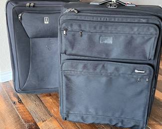 Large Travelpro 2-Piece Luggage Set, Black Soft-Sided Suitcases