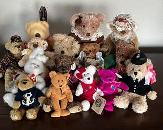 Large Vintage Teddy Bear Collection – Boyds, GUND, TY, Harrods & More