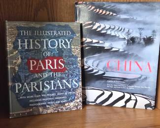 China & Paris Oversized Coffee Table Books