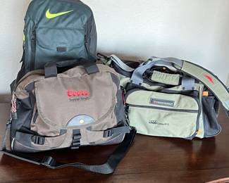 Lot of 3 Sports & Travel Bags – Nike Backpack, High Sierra Duffel & Coors Promotional Bag
