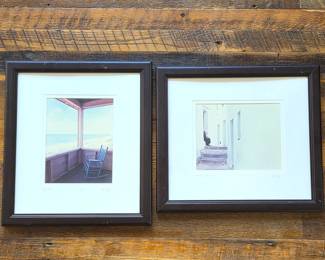 Pair Alan Klay Signed Limited Edition Photographs – Cape Cod & Andalucia Spain
