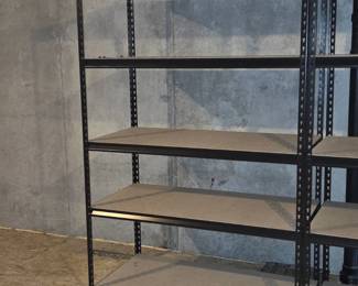 Heavy-Duty Adjustable Steel Storage Shelving Unit – 4' W x 7.5' H