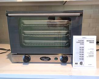 -Cadco by UNOX OV-250 Commercial Countertop Convection Oven – 3 Pans - Kitchen TESTED, Works
