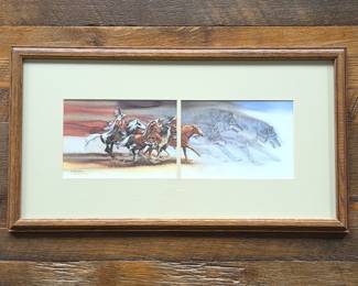 Bev Doolittle “Wolves of the Crow” Framed Art Print - Wall Art