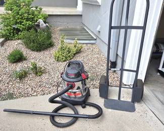 Milwaukee 800-Lb Capacity Heavy-Duty Hand Truck & Shop-Vac Wet/Dry Vacuum-