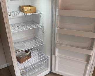 GE vertical freezer